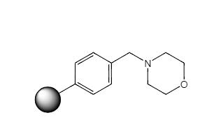 Morpholinomethyl resin